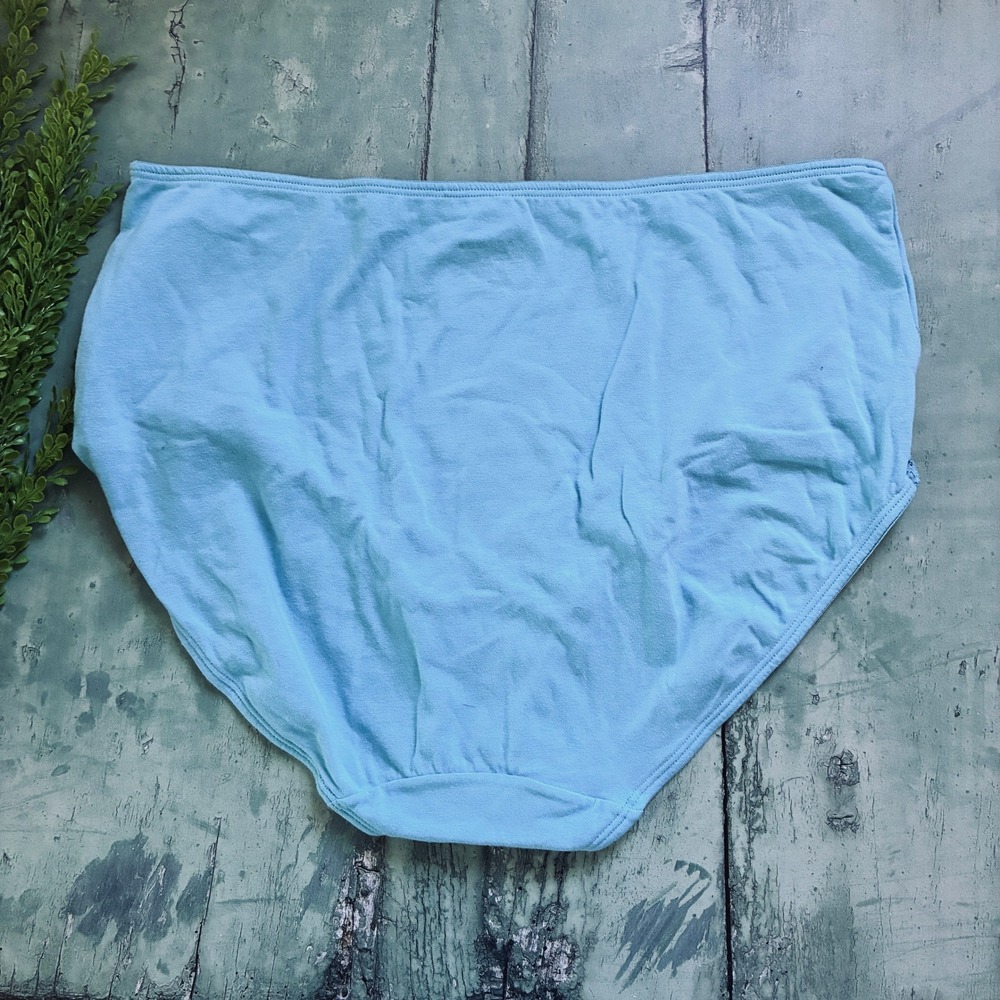 NWT Cacique Cotton Lace Trim Panty Bundle Blue Pink 2 Pack Size 18/20 - Picture 5 of 10